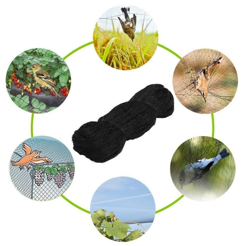 Noa Store Nylon Mesh Anti Bird Netting [25x50] ft for Fruit Trees, Garden, Plant, Tree Protectors, Aviary and Poultry Netting - Image 3